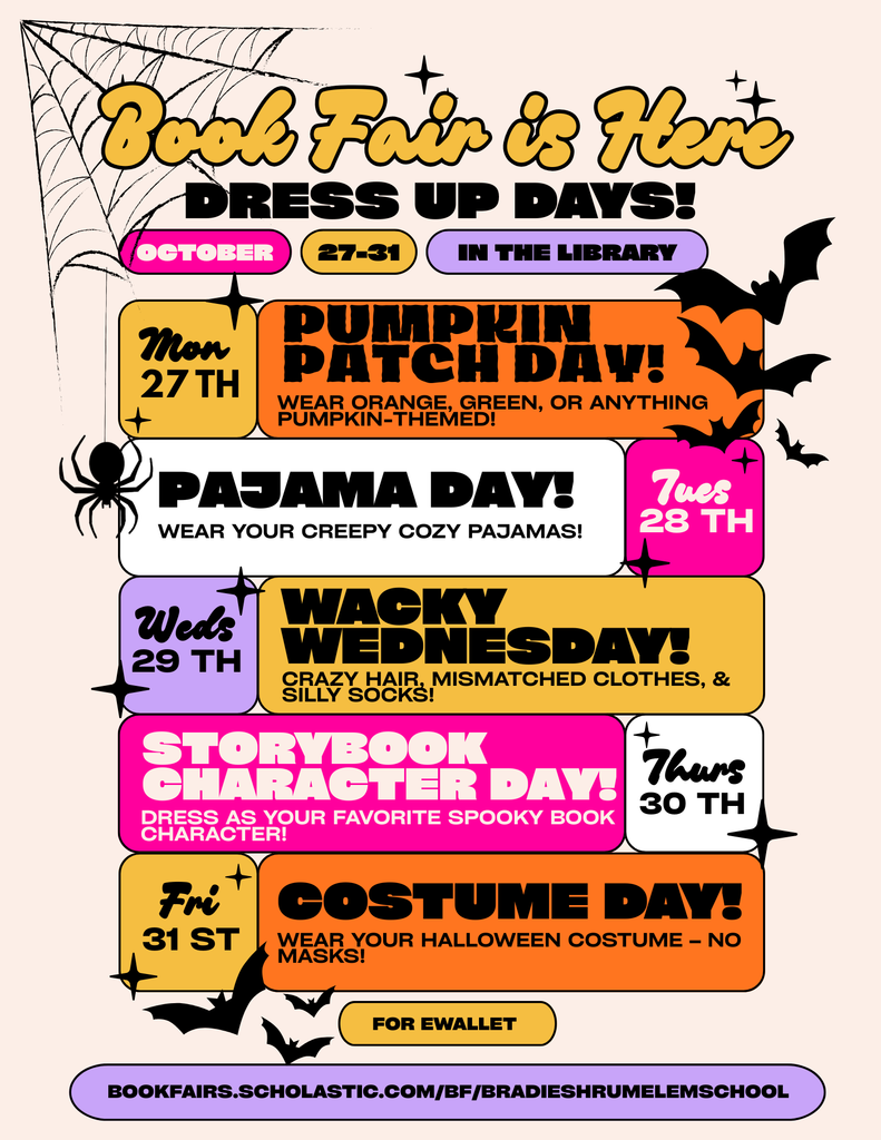 Book Fair Dress Up Week