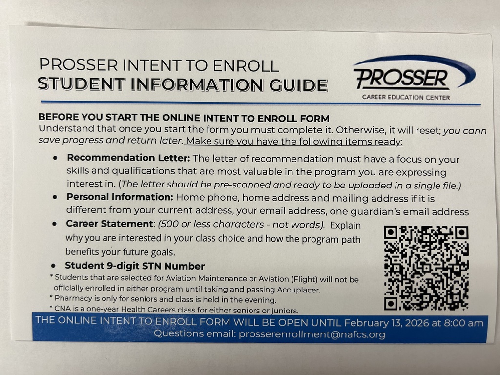 Prosser Enrollment