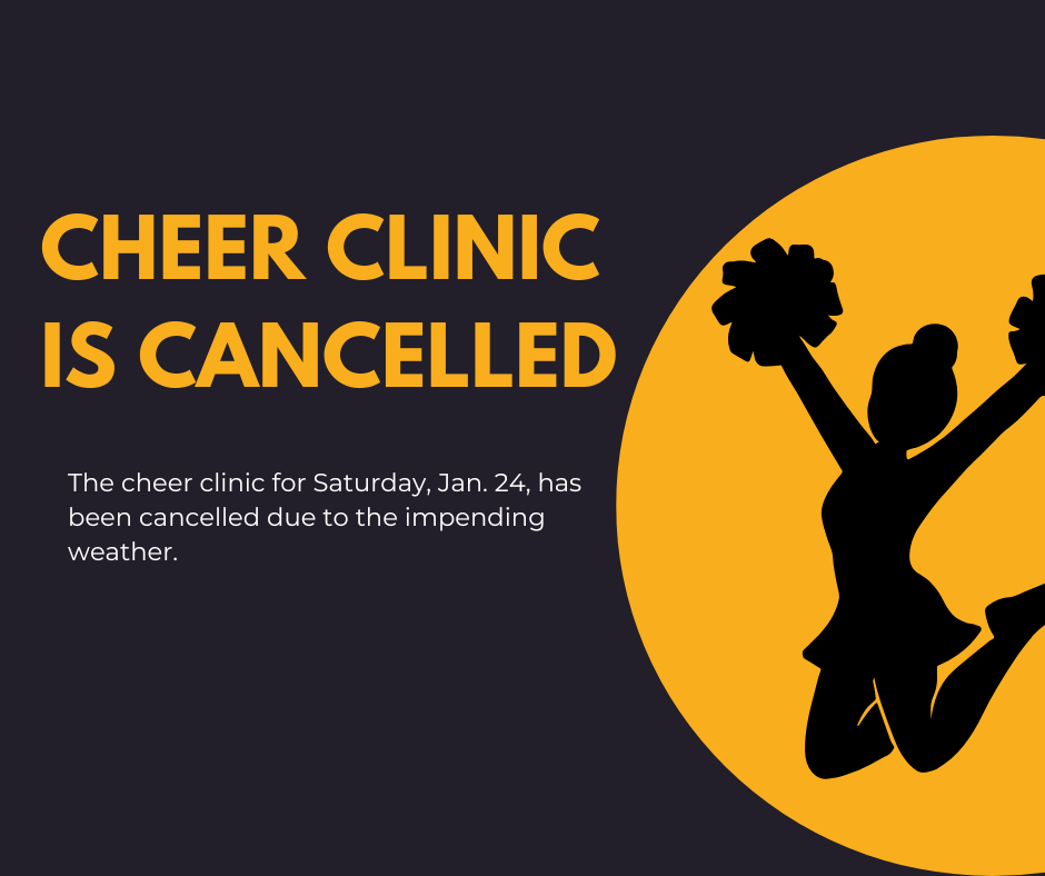 cheer clinic is cancelled