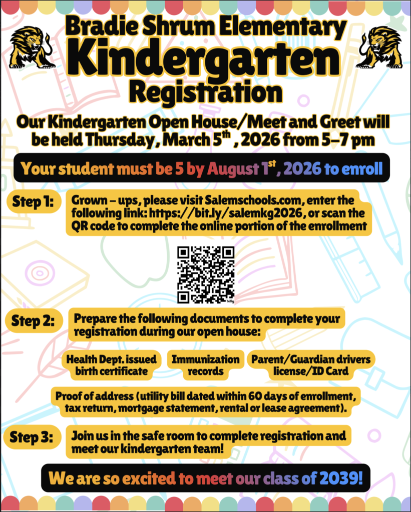 Kindergarten registration