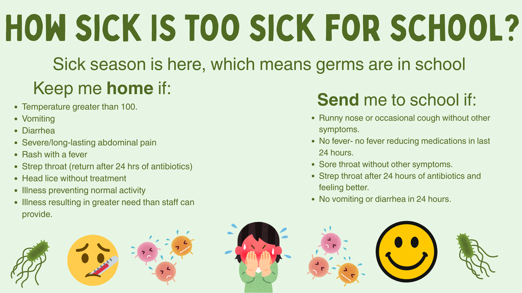 Too sick for school