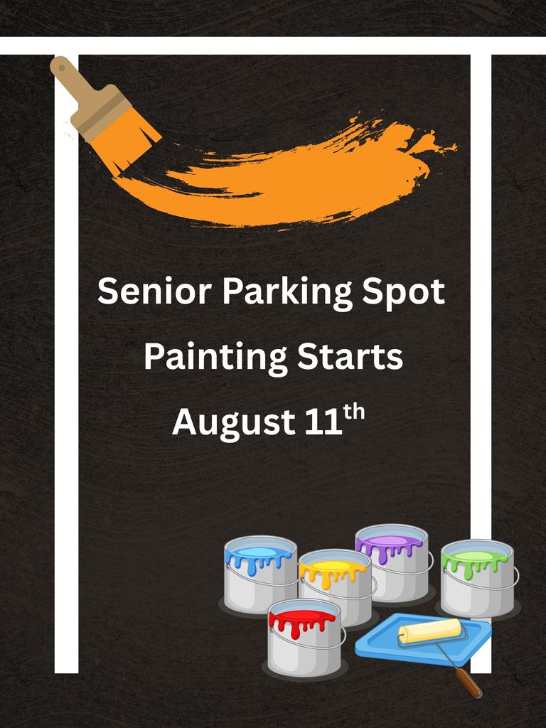Senior Parking Starts August 11
