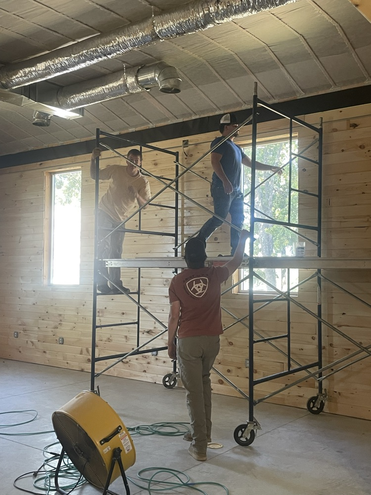 Construction trades students 