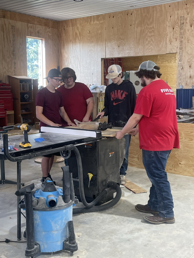 Construction trades students 