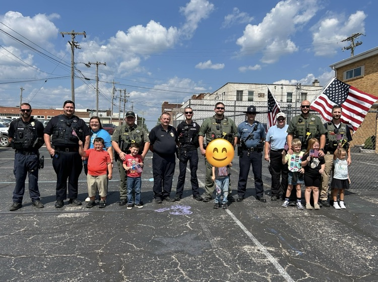 Our community heroes and their special friends/family that attend William Lynch Elementary. 