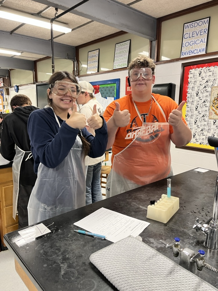 students in science lab