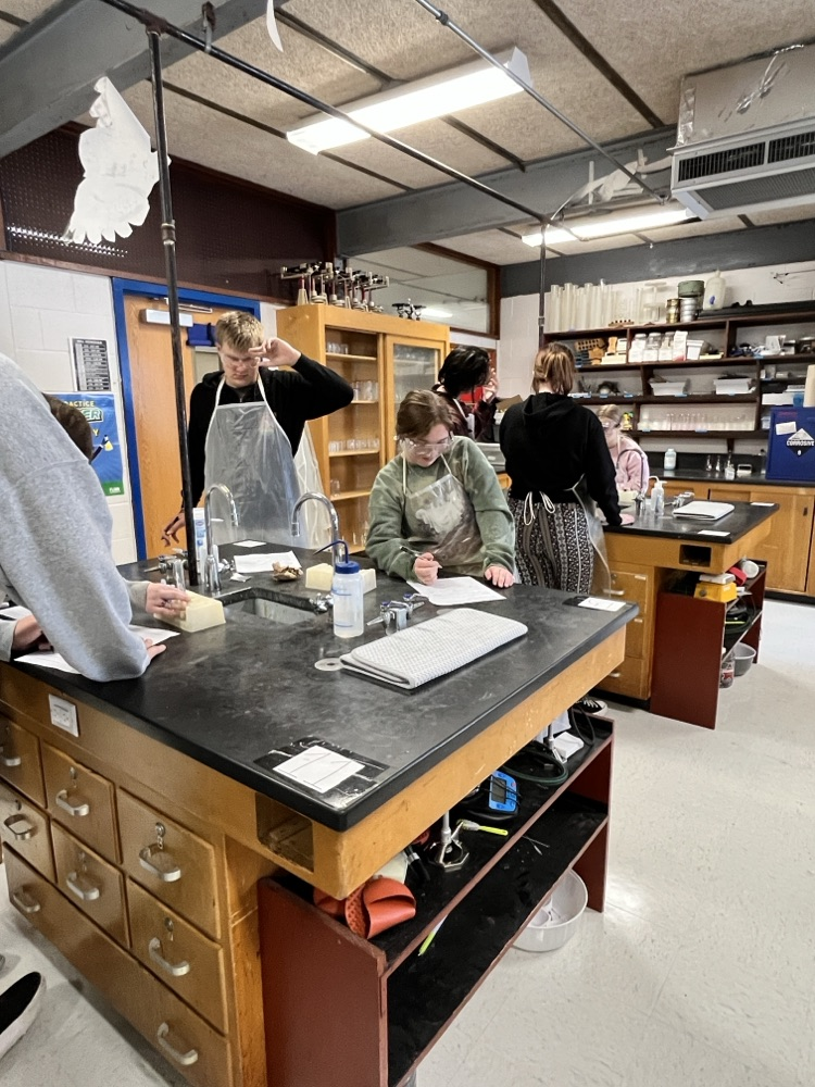 students in science lab