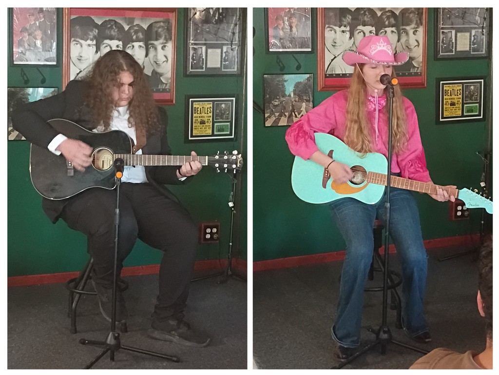 students playing guitar