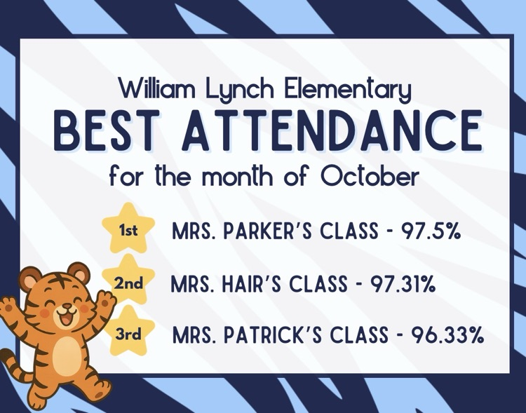 October Class Attendance Awards