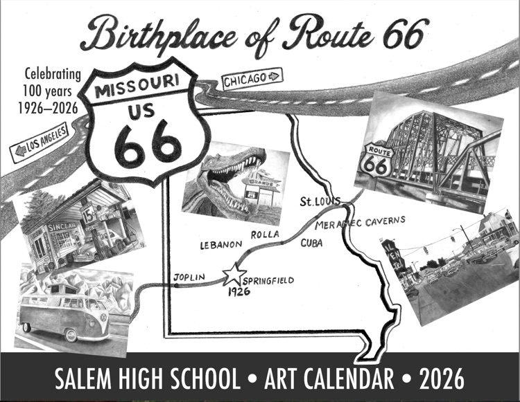 Route 66 Calendar Design