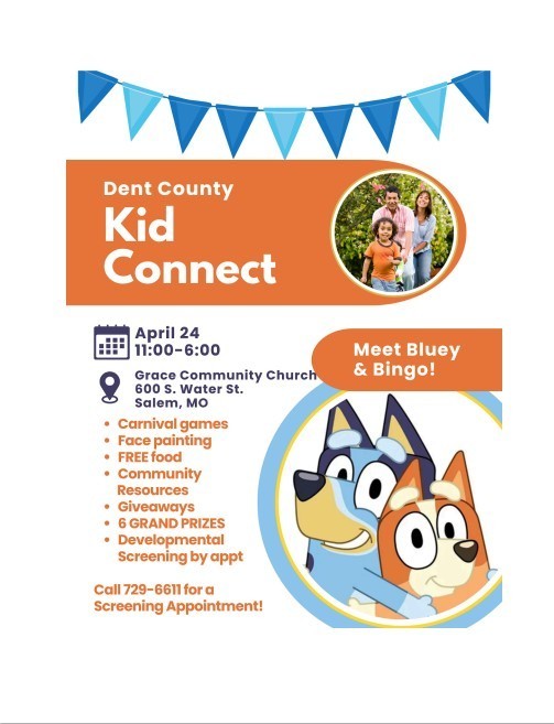 Dent County Kid Connect Flyer April 24 11-6 Grace Community Church