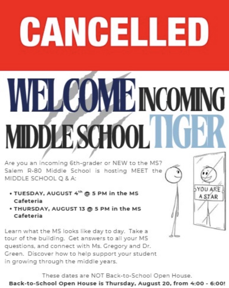 Tonight’s Meet the MS Q & A is cancelled due to last minute building preps that will disrupt the evening’s events. 