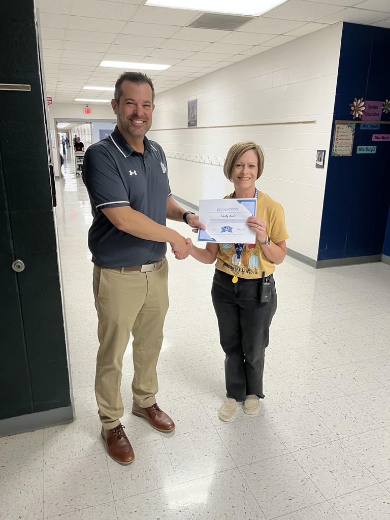 Mrs. Shelly Karr September Staff Member of the Month