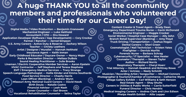 list of community volunteers