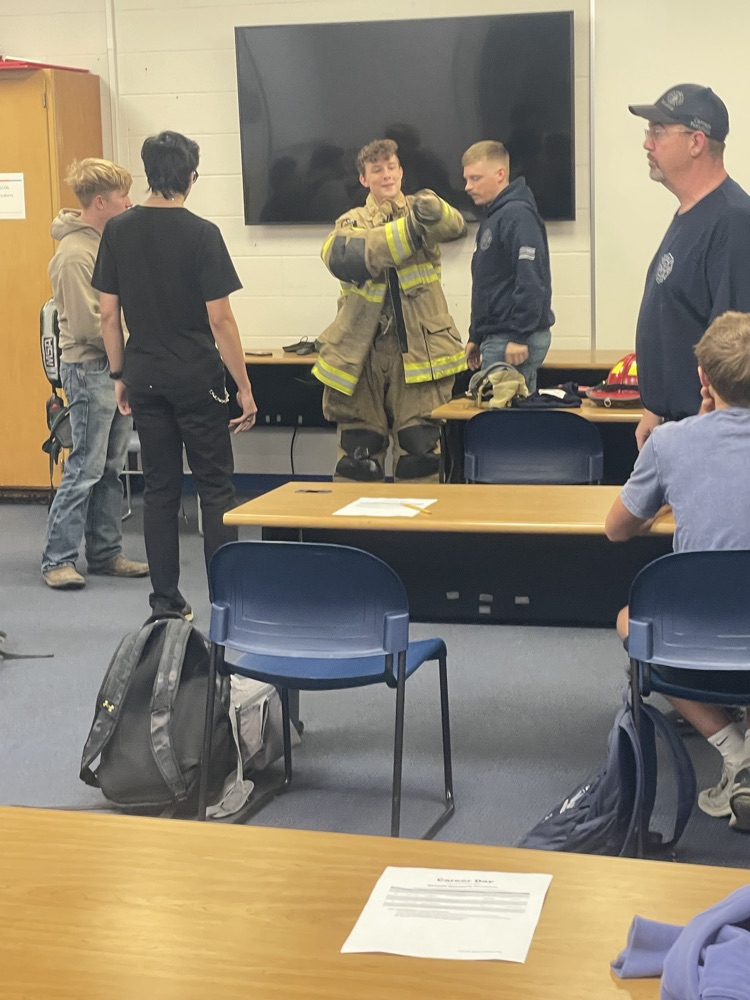 students at career day