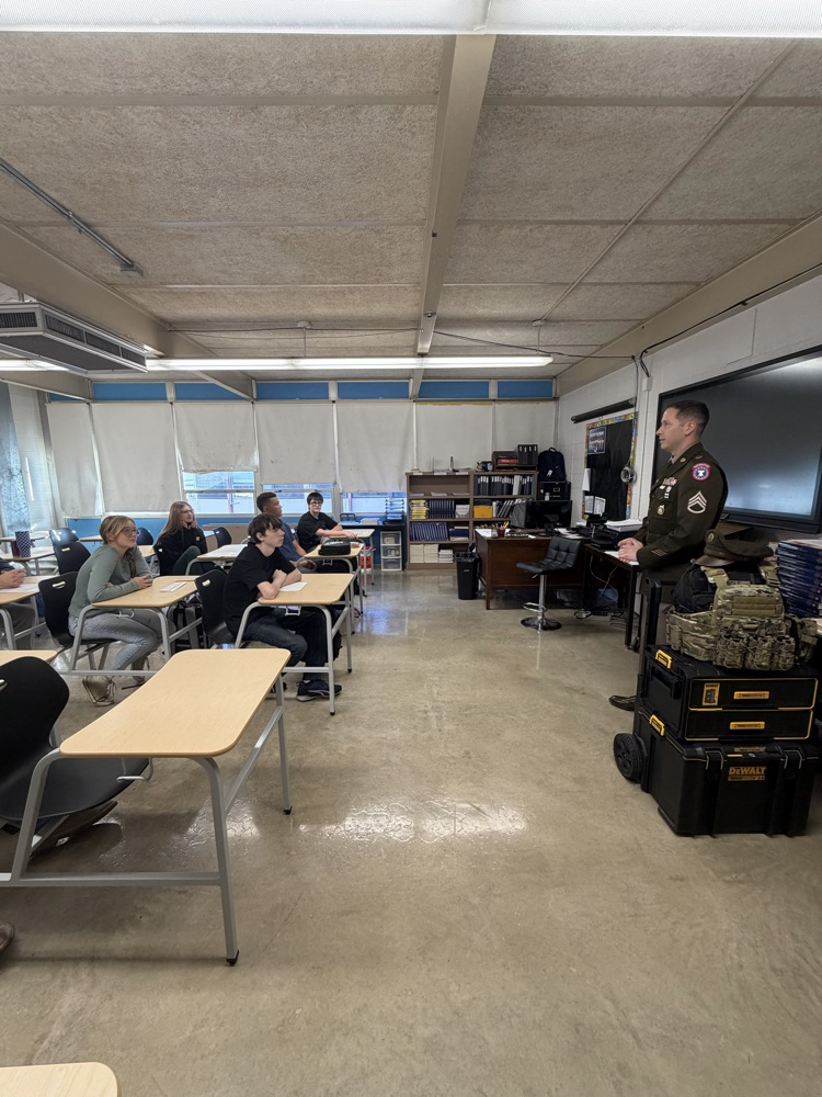 students at career day