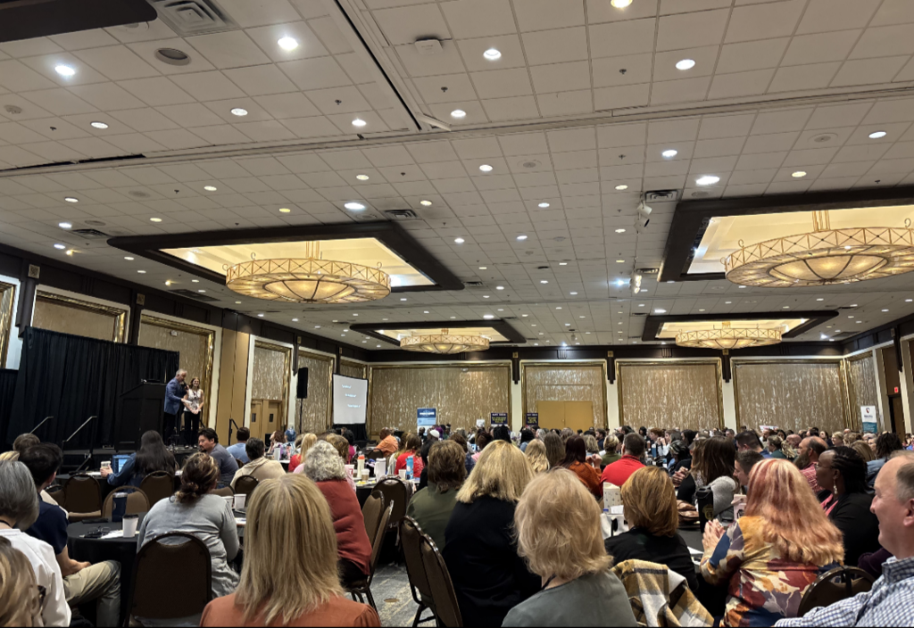 Ballroom full of attendees