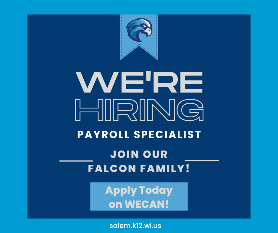 we're hiring payroll specialist