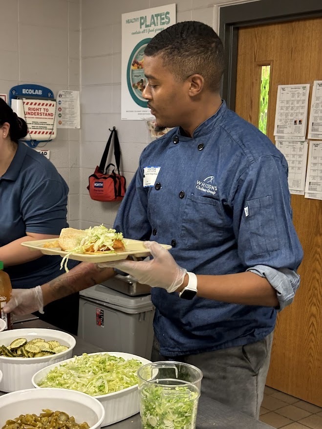 Chicken Tasting during MS lunch