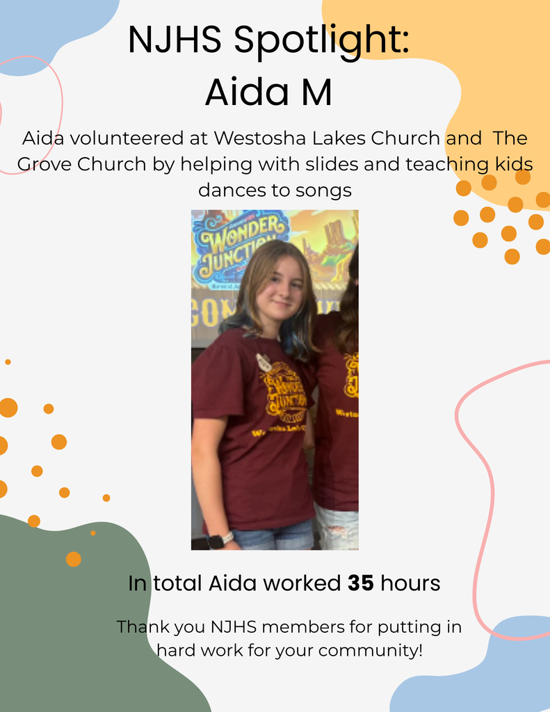 Aida: NJHS volunteer spotlight