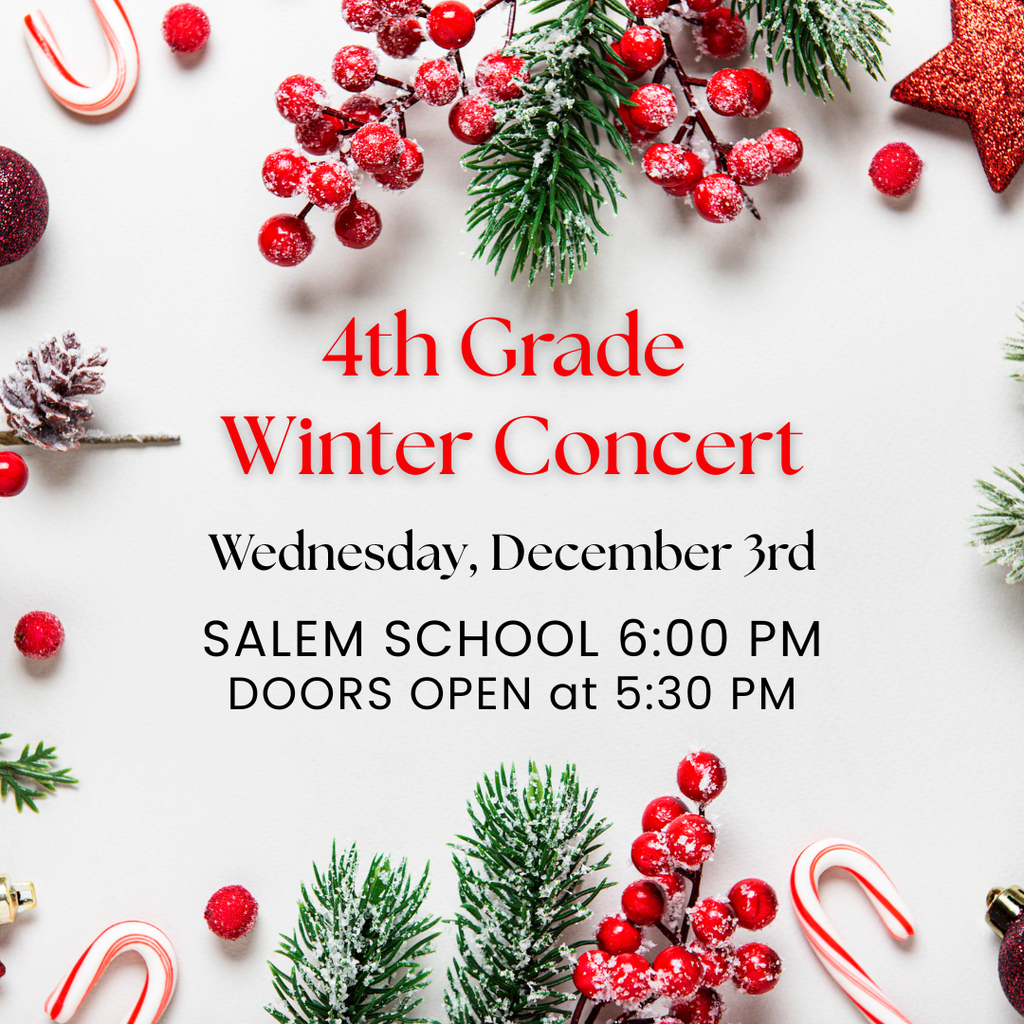 4th grade winter concert
