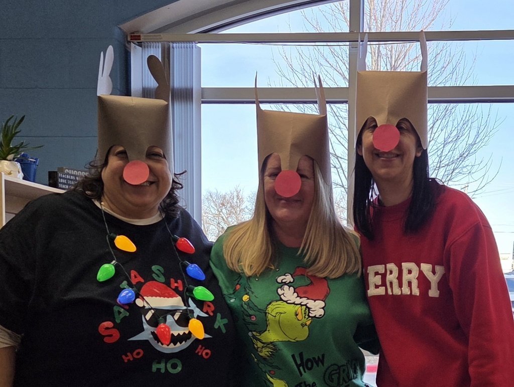 Salem staff in Rudolf hats