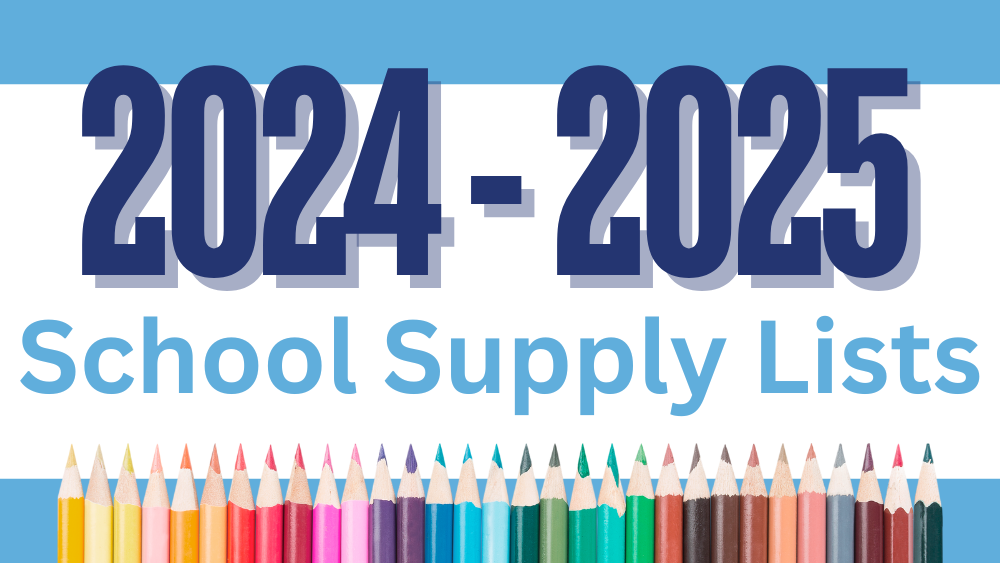 24 25 school supply lists
