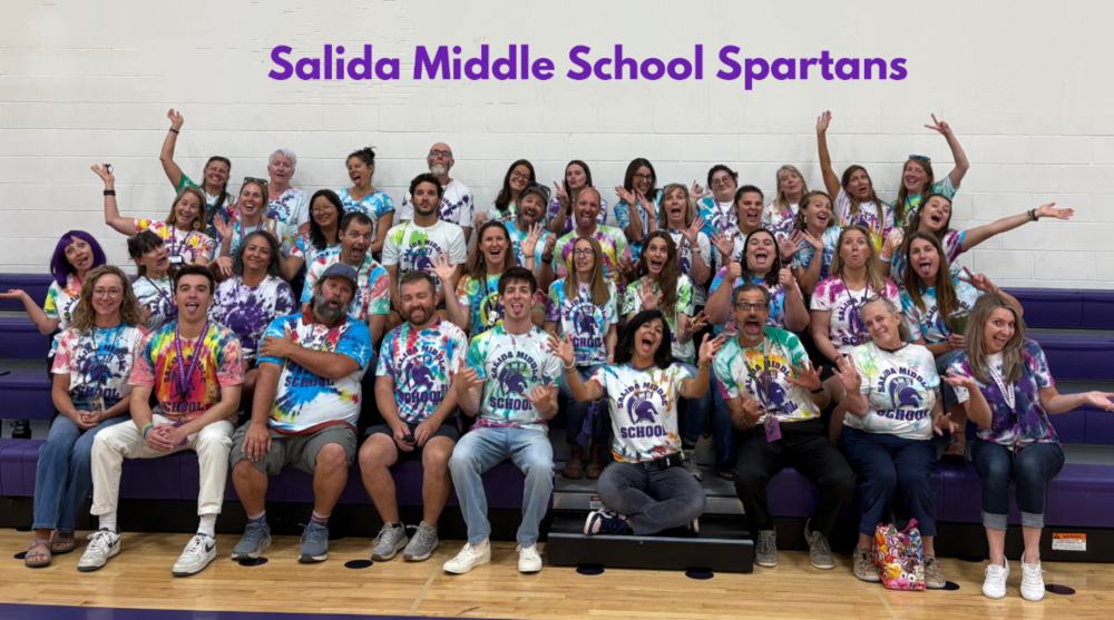 Salida Middle School Spartans 25/26 Staff Photo