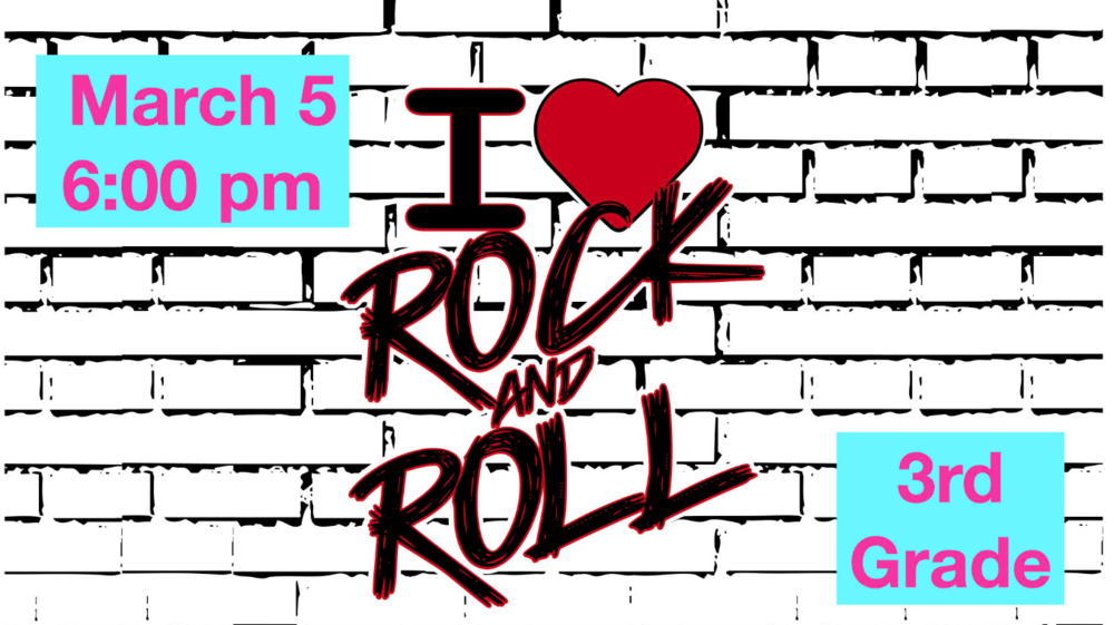 I love rock and roll poster