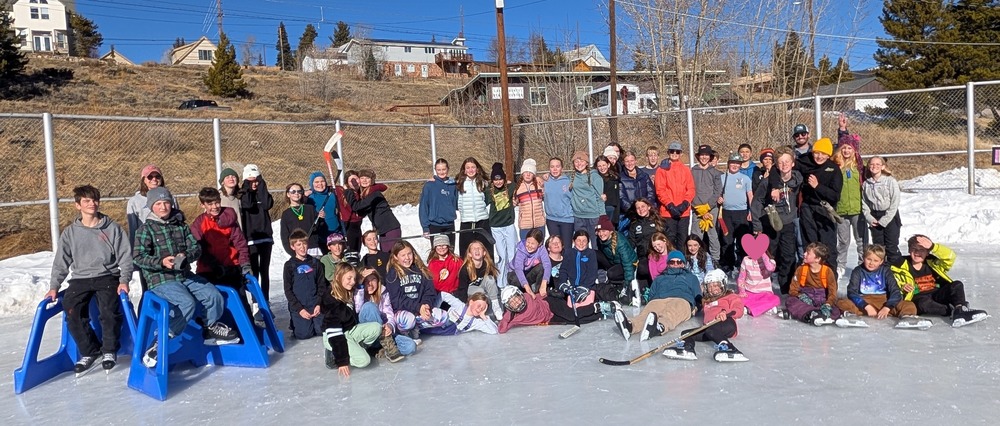 Crest students at Leadville ice rink
