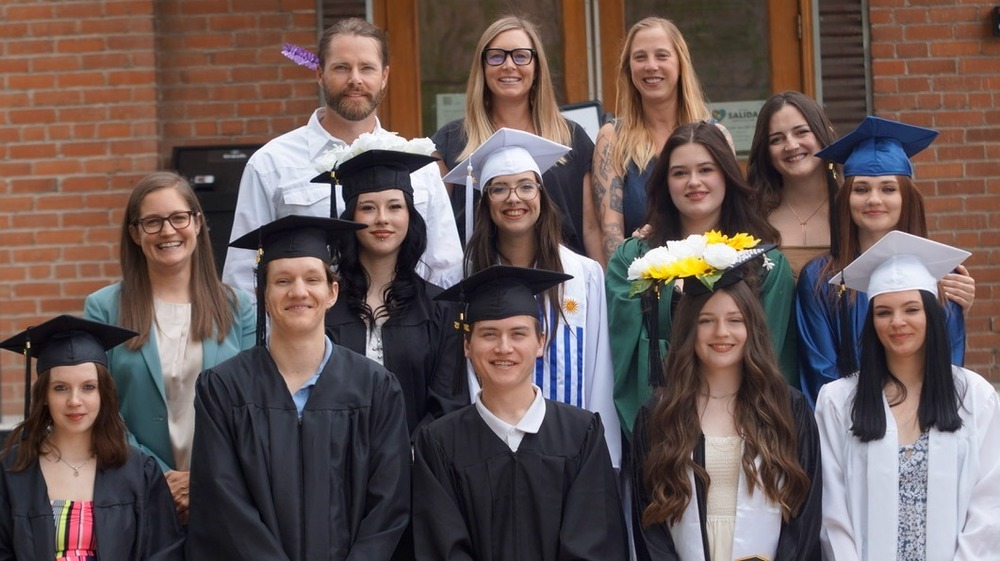 The HEA Graduating Class of 2025 with staff