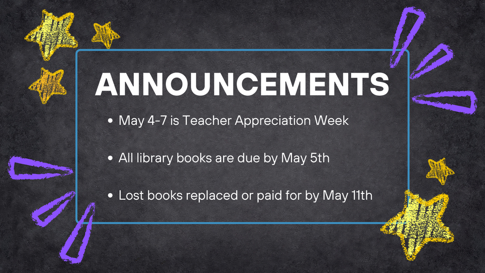 Announcements