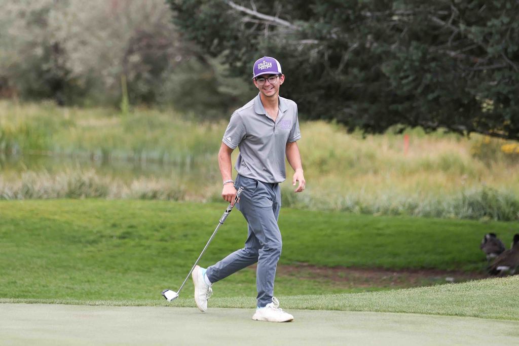 SHS Senior Henry Sisneros at the Butch Braswell Golf Tournament in Salida 2025