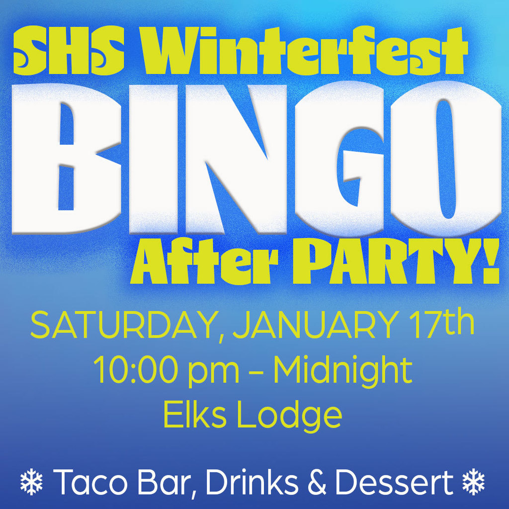 Graphic - SHS Winterfest Bingo After Party