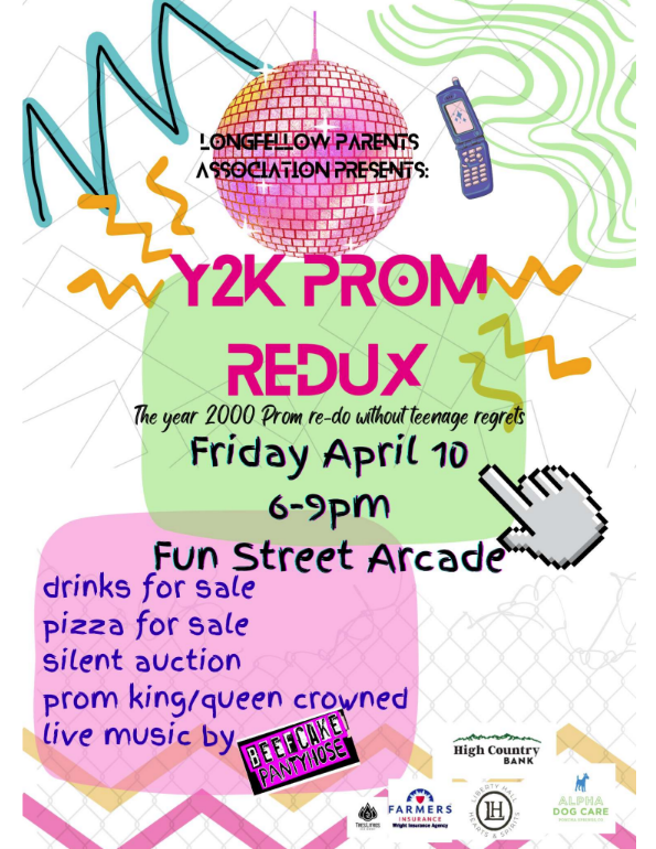 Flyer for LPA's Parent Prom