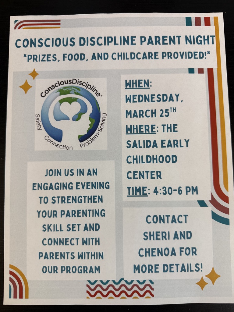 Flyer for the Spring Conscious Discipline Parent Night 