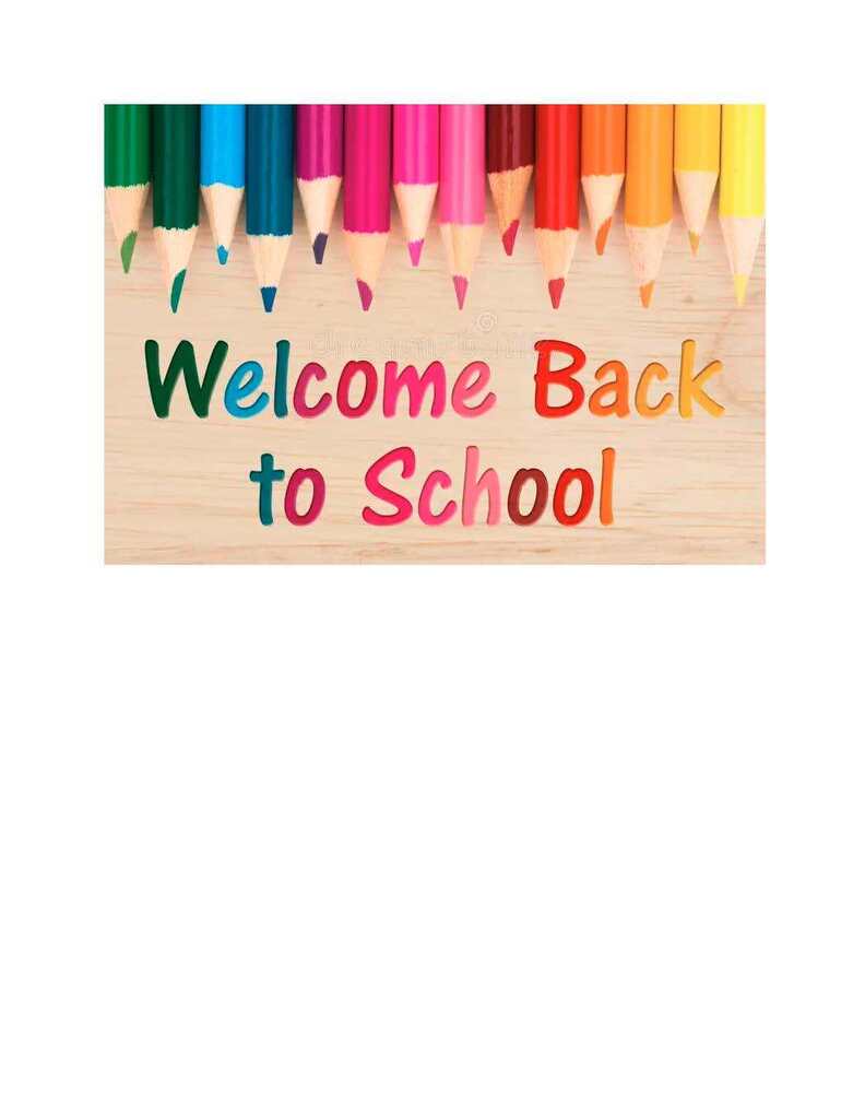 Welcome Back To School