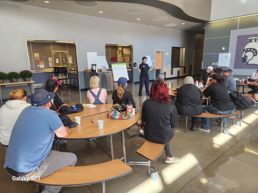Nourish Colorado Chef Trainer Leads Presentation at Salida High School