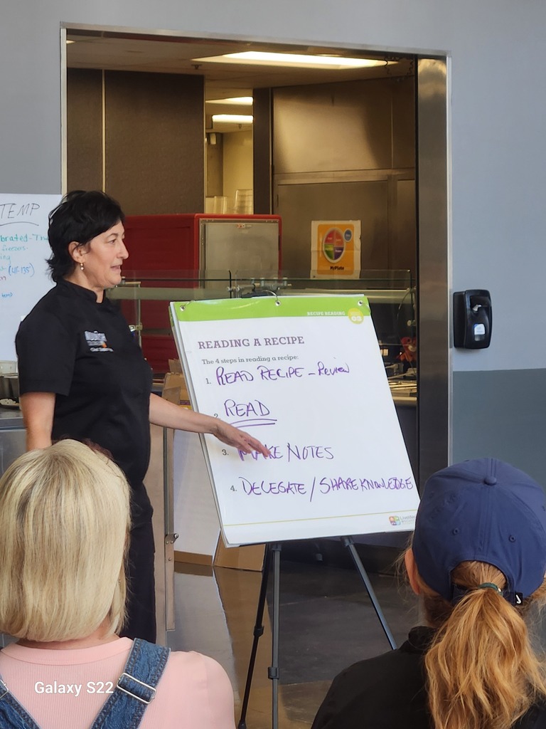Nourish Colorado Chef Trainer Leads Presentation at Salida High School
