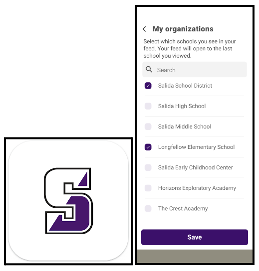 Salida School District App Infographic