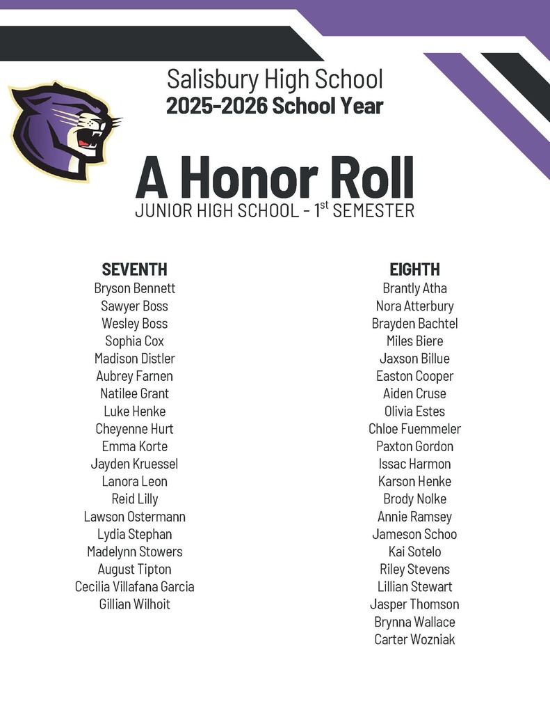 JH A Honor Roll