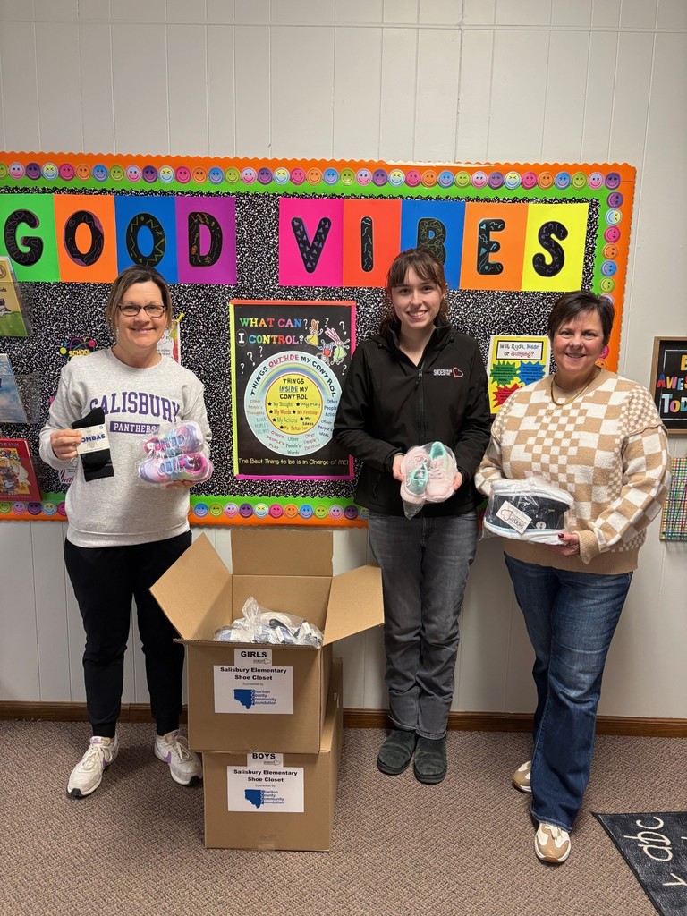 shoes were sponsored by the Chariton County Community Foundation