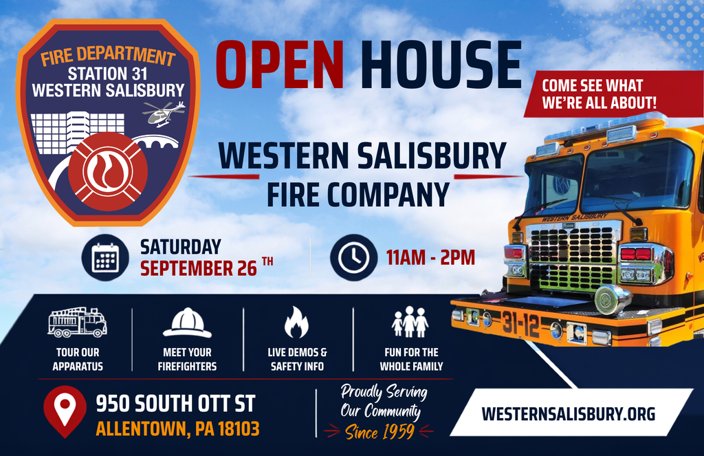 WSFD Open House information graphic