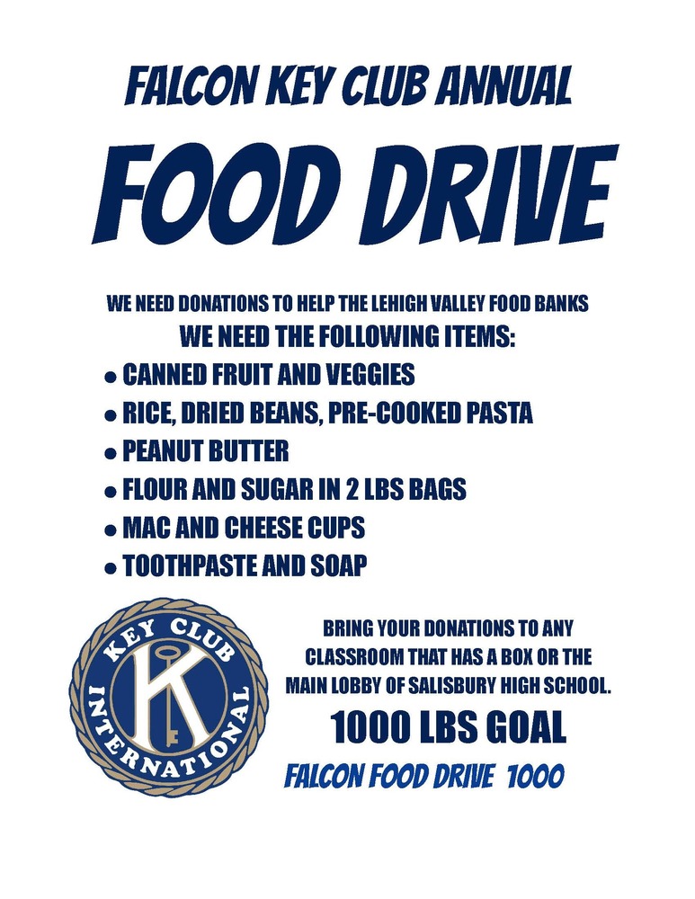 Key Club Food Drive