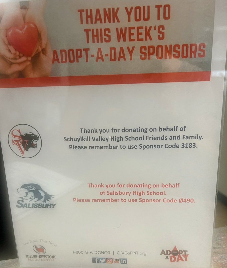 Adopt a week blood donations