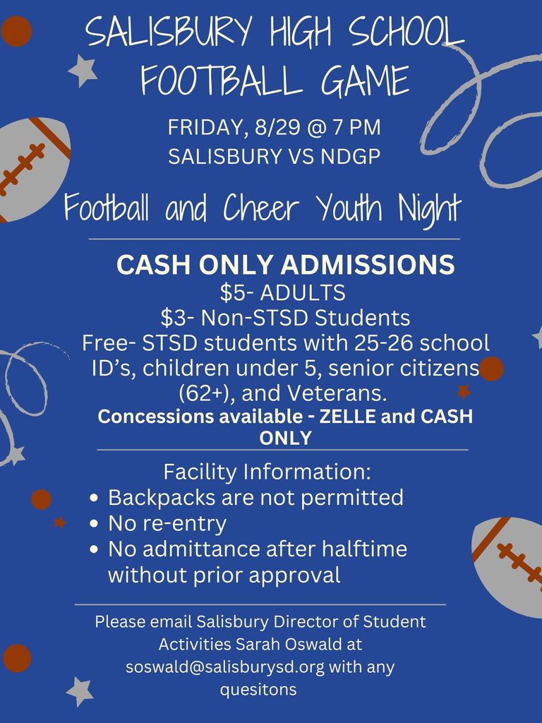 Football Game Day Info