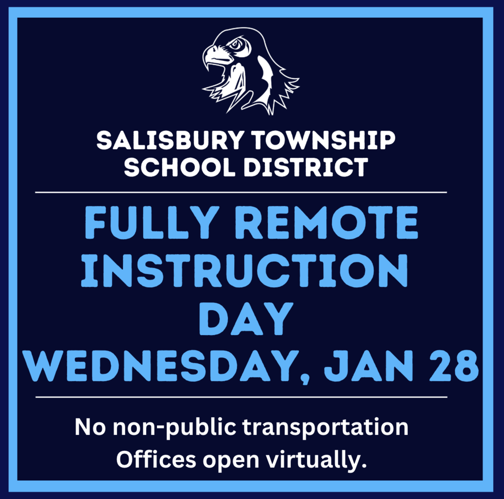 January 28 - Fully Remote Instruction Day
