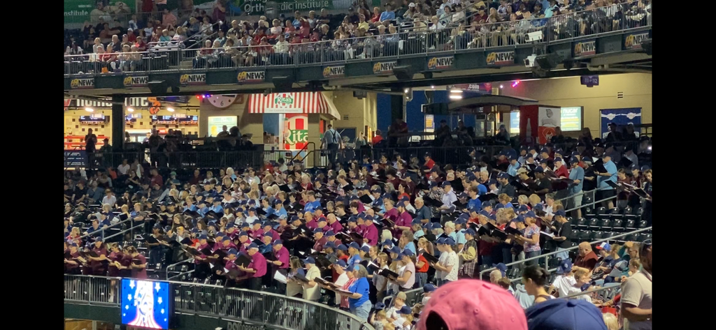 picture of high school and adult choirs at Let Freedom Sing 2026