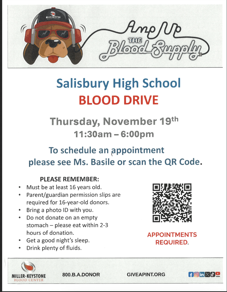 Nov. 19 Blood Drive Flyer