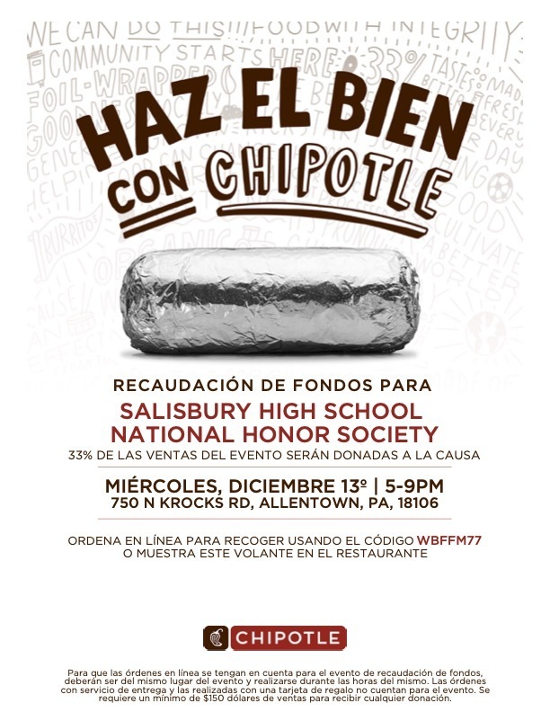 chipotle flyer spanish